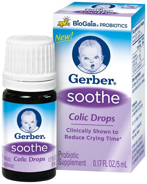 Gerber colic drops - Probiotics for Babies, Colic plus Soothing Drops From Culturelle, Helps Soothe Colic, Fussiness and Crying in Babies 0-12 Months, 7.5ml drops, One Month’s Supply Lovebug Award Winning USDA Organic Probiotic for Infants & Babies | Helps with Colic, Reflux, Diarrhea, Constipation & Gas | Multi-Strain 5 Billion CFU | Liquid Drops | Ages 0-24 Months